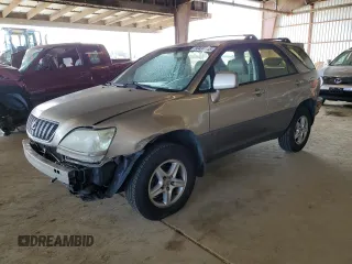 2001 Lexus RX 300 with VIN JTJHF10U310225442, listed as a Copart auction lot 60434245 with 322,748 mi miles and Salvage title. Bid and sale history available at DreamBid. Image 1.