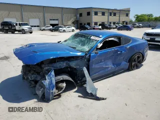 2018 Ford Mustang EcoBoost z VIN 1FA6P8TH2J5117191, wystawiony jako Copart lot #51960145 z przebiegiem Nie podano mil oraz Szkoda całkowita • Salvage title. Historia ofert i sprzedaży dostępna na DreamBid. Obrazek 1.