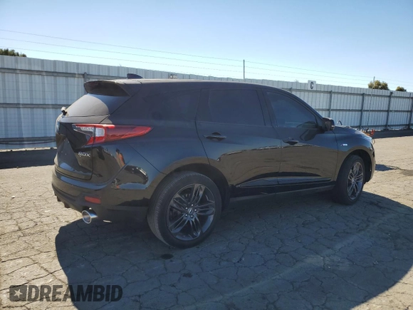 2020 Acura RDX w/A-Spec Pkg with VIN 5J8TC1H67LL000651, listed as a Copart auction lot 75904824 with 53,986 mi miles and Clean title. Bid and sale history available at DreamBid. Image 3.