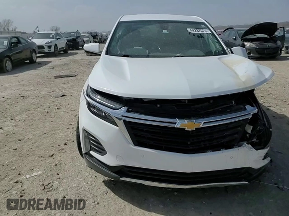 2022 Chevrolet Equinox LT with VIN 3GNAXKEV8NL154716, listed as a Copart auction lot 49237025 with 47,058 mi miles and Salvage Title. Bid and sale history available at DreamBid. Image 11.
