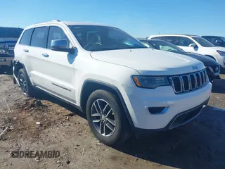2017 Jeep Grand Cherokee Limited z VIN 1C4RJEBG0HC702602, wystawiony jako IAAI lot #41362310 z przebiegiem 154 260 mil mil oraz . Historia ofert i sprzedaży dostępna na DreamBid. Obrazek 1.