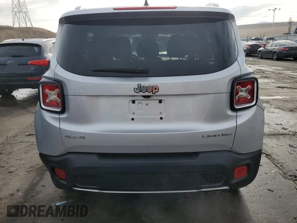 2015 Jeep Renegade Limited with VIN ZACCJBDT6FPB32385, listed as a Copart auction lot 43336825 with 97,651 mi miles and Salvage Title. Bid and sale history available at DreamBid. Image 6.