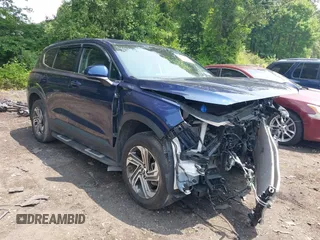 2021 Hyundai Santa Fe SE with VIN 5NMS1DAJXMH344025, listed as a IAAI auction lot 42477124 with 17,129 mi miles and . Bid and sale history available at DreamBid. Image 1.