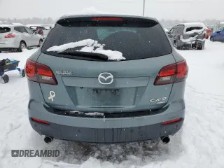 2013 Mazda CX-9 Touring with VIN JM3TB3CV3D0402978, listed as a Copart auction lot 41376505 with 171,524 mi miles and Salvage title. Bid and sale history available at DreamBid. Image 6.