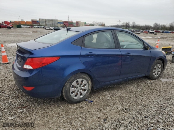 2017 Hyundai Accent SE with VIN KMHCT4AE2HU173802, listed as a Copart auction lot 51904125 with 113,547 mi miles and Salvage Title. Bid and sale history available at carsss.com. Image 3.