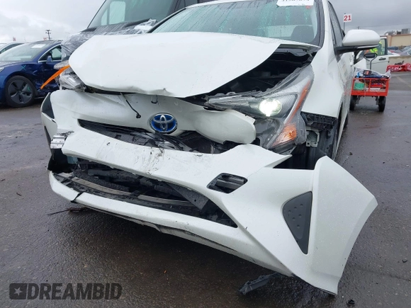 2016 Toyota Prius Two with VIN JTDKBRFU9G3526671, listed as a IAAI auction lot 41507074 with 72,484 mi miles. Bid and sale history available at carsss.com. Image 6.