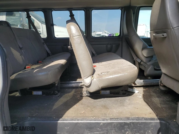 2017 Chevrolet Express Passenger LT with VIN 1GAZGPFG8H1177779, listed as a Copart auction lot 59013454 with 282,330 mi miles and Salvage Title. Bid and sale history available at carsss.com. Image 11.