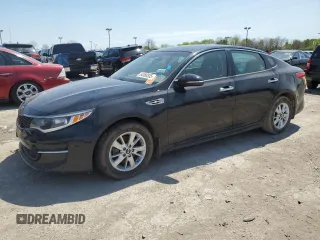 2016 Kia Optima LX with VIN 5XXGT4L32GG026918, listed as a Copart auction lot 54368835 with 130,966 mi miles and Clean Title. Bid and sale history available at carsss.com. Image 1.