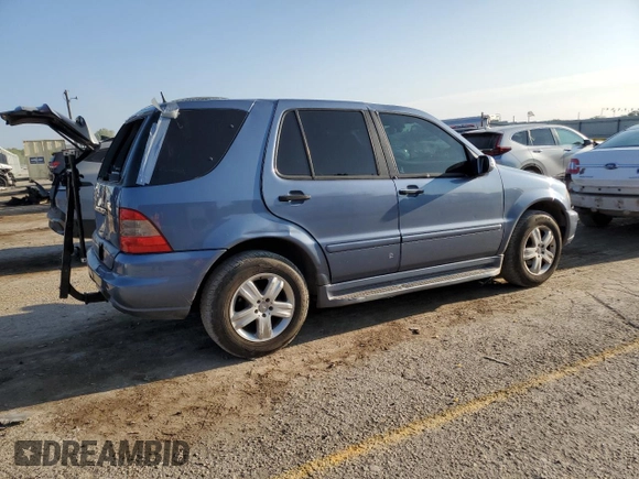 2005 Mercedes-Benz M-Class 3.7L with VIN 4JGAB57E95A536519, listed as a Copart auction lot 71129024 with 123,365 mi miles and Salvage Title. Bid and sale history available at carsss.com. Image 3.