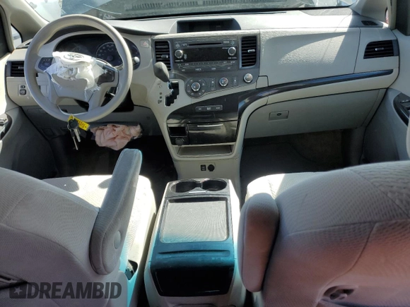 2011 Toyota Sienna LE AAS with VIN 5TDKK3DC7BS125716, listed as a Copart auction lot 50348735 with Not Provided miles and Non Repairable. Bid and sale history available at carsss.com. Image 8.