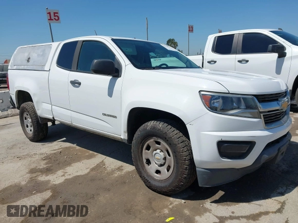 2018 Chevrolet Colorado 2WD Work Truck with VIN 1GCHSBEAXJ1287644, listed as a IAAI auction lot 42734585 with 110,496 mi miles and . Bid and sale history available at DreamBid. Image 1.