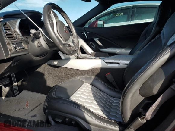2014 Chevrolet Corvette Z51 2LT with VIN 1G1YK2D70E5134011, listed as a Copart auction lot 89138345 with 52,973 mi miles and Salvage title. Bid and sale history available at DreamBid. Image 7.