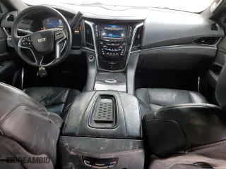 2015 Cadillac Escalade Platinum with VIN 1GYS4PKJ1FR722054, listed as a Copart auction lot 48218065 with 193,041 mi miles and Salvage Title. Bid and sale history available at carsss.com. Image 8.