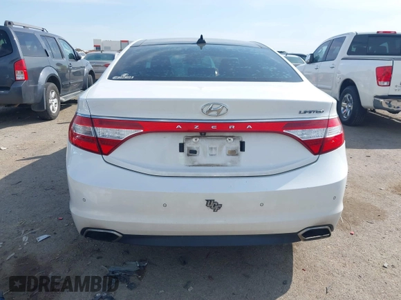2015 Hyundai Azera Limited with VIN KMHFH4JG7FA476458, listed as a IAAI auction lot 41893979 with 149,114 mi miles and . Bid and sale history available at DreamBid. Image 16.