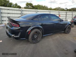 2021 Dodge Charger SRT Hellcat Redeye Widebody with VIN 2C3CDXL93MH660916, listed as a Copart auction lot 83921594 with 27,729 mi miles and Clean Title. Bid and sale history available at carsss.com. Image 3.