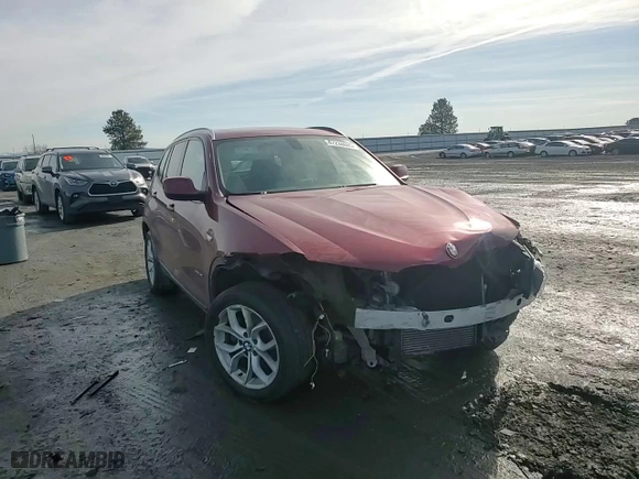 2013 BMW X3 xDrive28i with VIN 5UXWX9C56D0A31178, listed as a Copart auction lot 47236085 with 109,713 mi miles and Salvage Title. Bid and sale history available at carsss.com. Image 12.