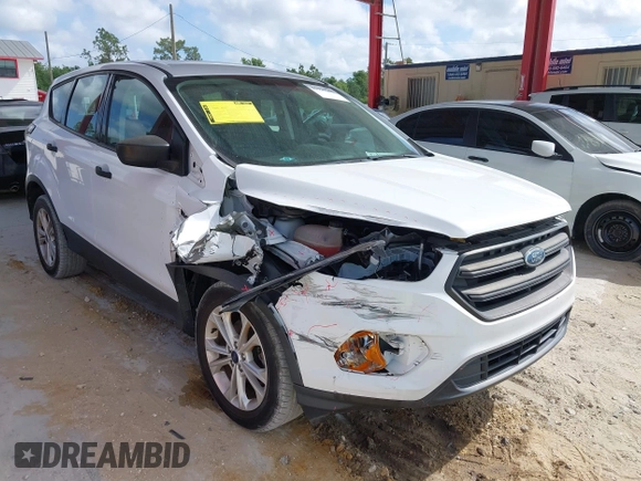 2018 Ford Escape S with VIN 1FMCU0F74JUB68106, listed as a IAAI auction lot 41939286 with 45,168 mi miles. Bid and sale history available at carsss.com. Image 1.