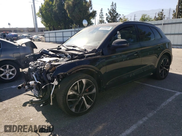 2023 Audi SQ5 Premium Plus with VIN WA1B4AFY9P2147524, listed as a Copart auction lot 60696554 with 7,433 mi miles and Salvage Title. Bid and sale history available at DreamBid. Image 1.
