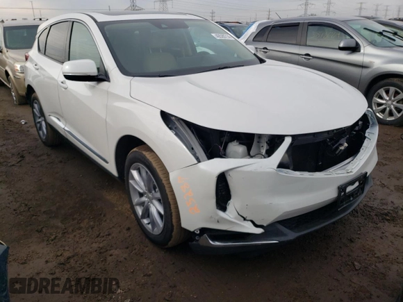 2023 Acura RDX with VIN 5J8TC2H38PL025740, listed as a Copart auction lot 40528714 with 1,142 mi miles and Salvage Title. Bid and sale history available at carsss.com. Image 4.