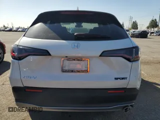 2024 Honda HR-V Sport with VIN 3CZRZ1H50RM747587, listed as a Copart auction lot 46662915 with 6,621 mi miles and Salvage Title. Bid and sale history available at carsss.com. Image 6.