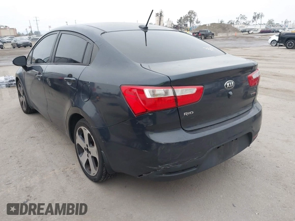 2013 Kia Rio SX with VIN KNADN4A30D6284121, listed as a IAAI auction lot 42109956 with 79,883 mi miles. Bid and sale history available at carsss.com. Image 3.