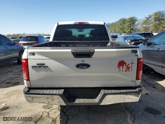 2017 Ford F-150 XL with VIN 1FTEW1CF8HFC36785, listed as a Copart auction lot 44913695 with 180,123 mi miles and Salvage Title. Bid and sale history available at carsss.com. Image 6.