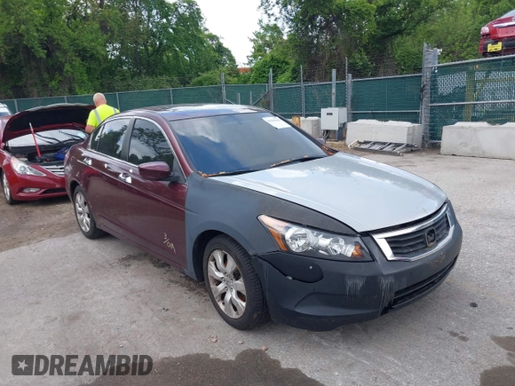 2009 Honda Accord EX-L z VIN 1HGCP26849A163695, wystawiony jako IAAI lot #42198563 z przebiegiem 185 885 mil mil oraz . Historia ofert i sprzedaży dostępna na DreamBid. Obrazek 1.