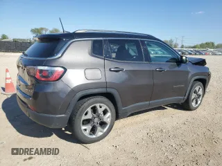 2020 Jeep Compass Limited z VIN 3C4NJCCB6LT114416, wystawiony jako Copart lot #55758575 z przebiegiem Nie podano mil oraz Szkoda całkowita • Salvage title. Historia ofert i sprzedaży dostępna na DreamBid. Obrazek 3.