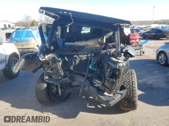 2022 Jeep Wrangler Unlimited Sport with VIN 1C4HJXDG6NW144897, listed as a Copart auction lot 83474284 with Not Provided miles and Salvage Title. Bid and sale history available at DreamBid. Image 6.