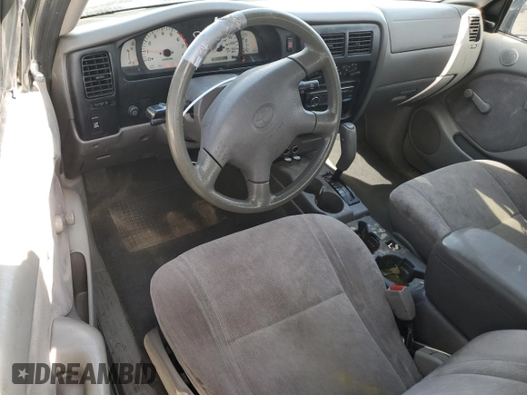 2002 Toyota Tacoma PreRunner with VIN 5TESM92N22Z071780, listed as a Copart auction lot 47476785 with 200,728 mi miles and Salvage title. Bid and sale history available at DreamBid. Image 8.