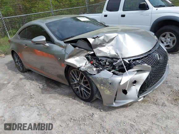 2016 Lexus RC 200t F Sport with VIN JTHHA5BC7G5000416, listed as a IAAI auction lot 41902346 with 113,123 mi miles and . Bid and sale history available at DreamBid. Image 1.