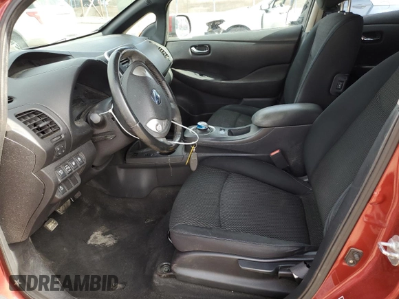 2013 Nissan LEAF SV with VIN 1N4AZ0CP6DC425817, listed as a Copart auction lot 44527595 with 102,899 mi miles and Salvage Title. Bid and sale history available at carsss.com. Image 7.