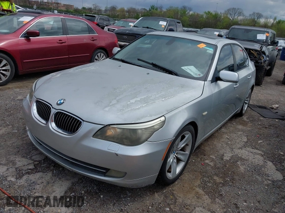 2008 BMW 5 Series 528i with VIN WBANU53588CT03016, listed as a IAAI auction lot 42009866 with 251,490 mi miles and . Bid and sale history available at carsss.com. Image 2.