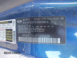 2005 MINI Hardtop S z VIN WMWRE33465TD95588, wystawiony jako IAAI lot #41440652 z przebiegiem 121 363 mil mil oraz . Historia ofert i sprzedaży dostępna na DreamBid. Obrazek 9.