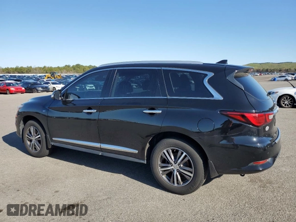 2017 Infiniti QX60 with VIN 5N1DL0MM6HC554882, listed as a Copart auction lot 54297515 with 82,996 mi miles and Salvage Title. Bid and sale history available at DreamBid. Image 2.
