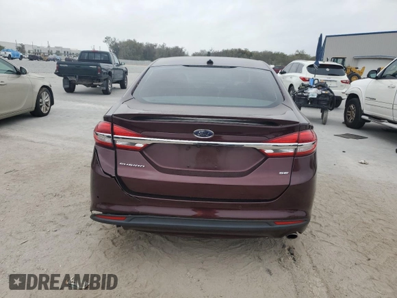 2017 Ford Fusion SE with VIN 3FA6P0H71HR226735, listed as a Copart auction lot 46048465 with 117,485 mi miles and Clean Title. Bid and sale history available at carsss.com. Image 6.