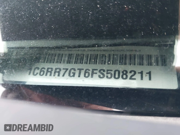 2015 Ram 1500 Outdoorsman z VIN 1C6RR7GT6FS508211, wystawiony jako IAAI lot #42044889 z przebiegiem 125 774 mil mil oraz . Historia ofert i sprzedaży dostępna na DreamBid. Obrazek 9.