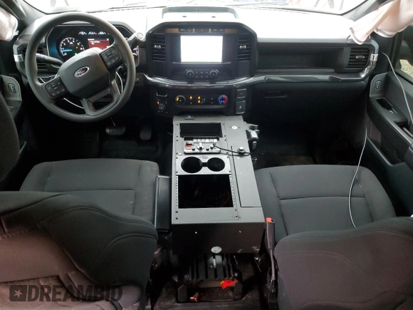 2023 Ford F-150 with VIN 1FTFW1P85PKD23050, listed as a Copart auction lot 48001595 with 42,427 mi miles and Salvage title. Bid and sale history available at DreamBid. Image 8.