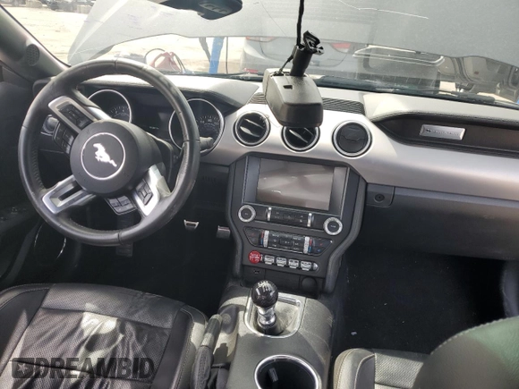 2019 Ford Mustang GT with VIN 1FA6P8CF2K5202287, listed as a Copart auction lot 55109385 with 51,387 mi miles and Salvage title. Bid and sale history available at DreamBid. Image 8.