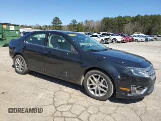 2010 Ford Fusion SEL with VIN 3FAHP0JA0AR320397, listed as a Copart auction lot 48071715 with 201,471 mi miles and Salvage Title. Bid and sale history available at DreamBid. Image 4.