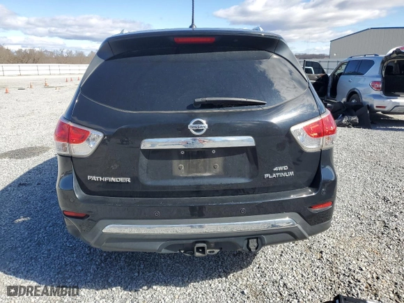 2014 Nissan Pathfinder SV with VIN 5N1AR2MM3EC728948, listed as a Copart auction lot 47887805 with 189,279 mi miles and Salvage Title. Bid and sale history available at carsss.com. Image 6.