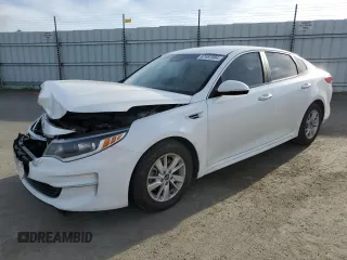 2017 Kia Optima LX with VIN 5XXGT4L3XHG162876, listed as a Copart auction lot 87487884 with 100,712 mi miles and Salvage Title. Bid and sale history available at carsss.com. Image 1.