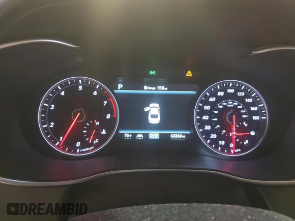 2020 Genesis G70 3.3T z VIN KMTG34LE0LU051663, wystawiony jako Copart lot #54016285 z przebiegiem 62 262 mil mil oraz Szkoda całkowita • Salvage title. Historia ofert i sprzedaży dostępna na DreamBid. Obrazek 9.
