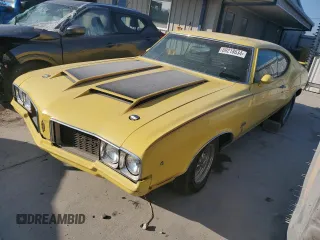 1970 Oldsmobile Cutlass with VIN 336870M260230, listed as a Copart auction lot 69218634 with 99,839 mi miles and Salvage Title. Bid and sale history available at DreamBid. Image 1.