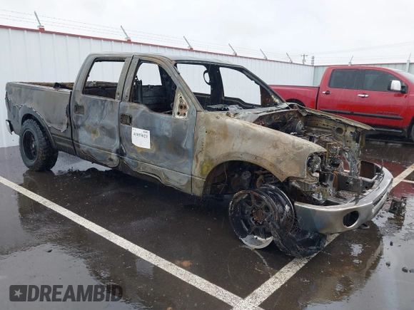 2007 Ford F-150 XLT with VIN 1FTPW14V97FA25690, listed as a IAAI auction lot 41855023 with 1 mi miles. Bid and sale history available at carsss.com. Image 1.