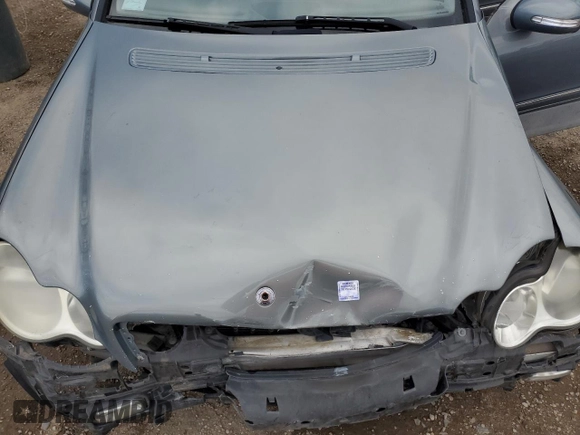 2006 Mercedes-Benz C 230 Sport with VIN WDBRF52J36F740543, listed as a Copart auction lot 81378044 with 236,262 mi miles and Salvage Title. Bid and sale history available at carsss.com. Image 11.