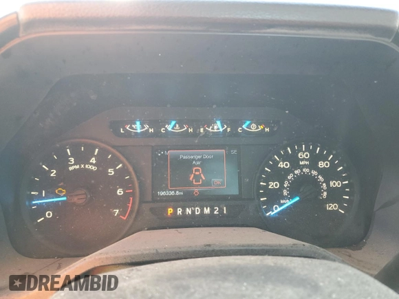 2017 Ford F-150 XL with VIN 1FTMF1CPXHKC08837, listed as a Copart auction lot 77782294 with 196,336 mi miles and Salvage title. Bid and sale history available at DreamBid. Image 9.