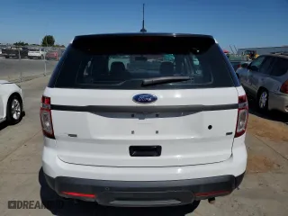 2015 Ford Utility Police Interceptor with VIN 1FM5K8AR7FGA70456, listed as a Copart auction lot 72276844 with 9,271 mi miles and Clean Title. Bid and sale history available at carsss.com. Image 6.