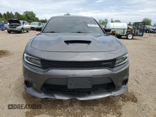 2021 Dodge Charger R/T with VIN 2C3CDXCT6MH682145, listed as a Copart auction lot 57914195 with 49,202 mi miles and Salvage title. Bid and sale history available at DreamBid. Image 5.