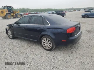 2008 Audi A4 2.0T с VIN WAUDF78E48A161849, выставлен на аукционе Copart как лот 54259165 с пробегом 87 452 миль миль и Чистый • Clean title. История ставок и продаж доступна на DreamBid. Изображение 2.